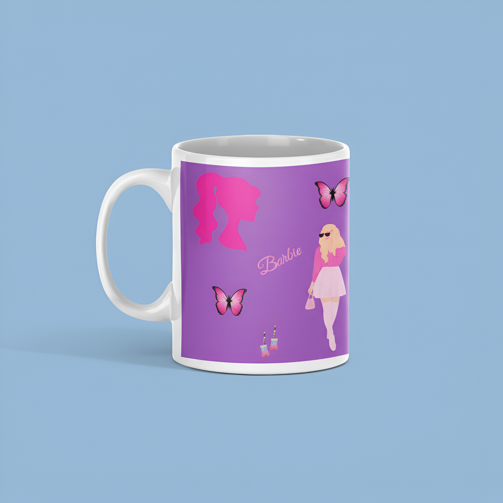 Barbie Dreamscape Mug Pink Ceramic Princess Theme Coffee Cup