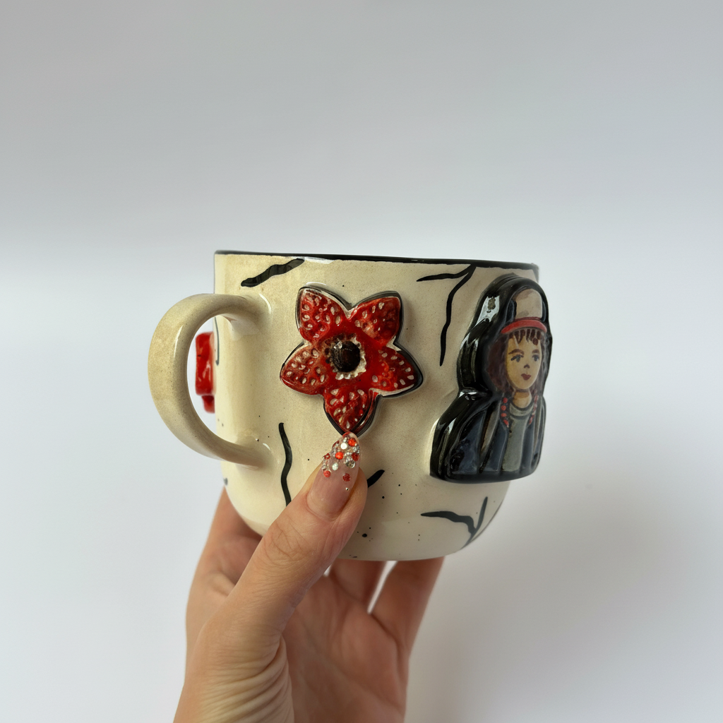 Handmade Character Inspired Conceptual Ceramic Mug