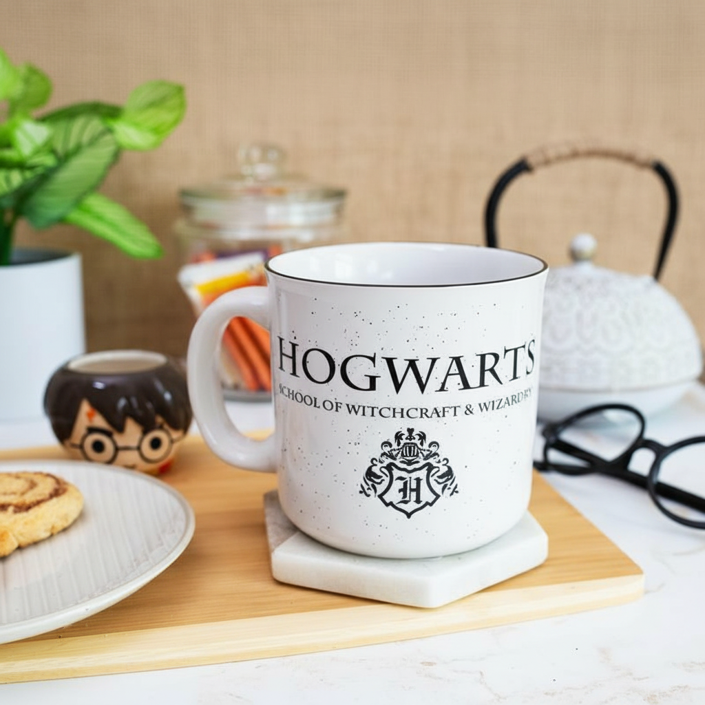 Harry Potter Hogwarts Logo Ceramic Camper Mug