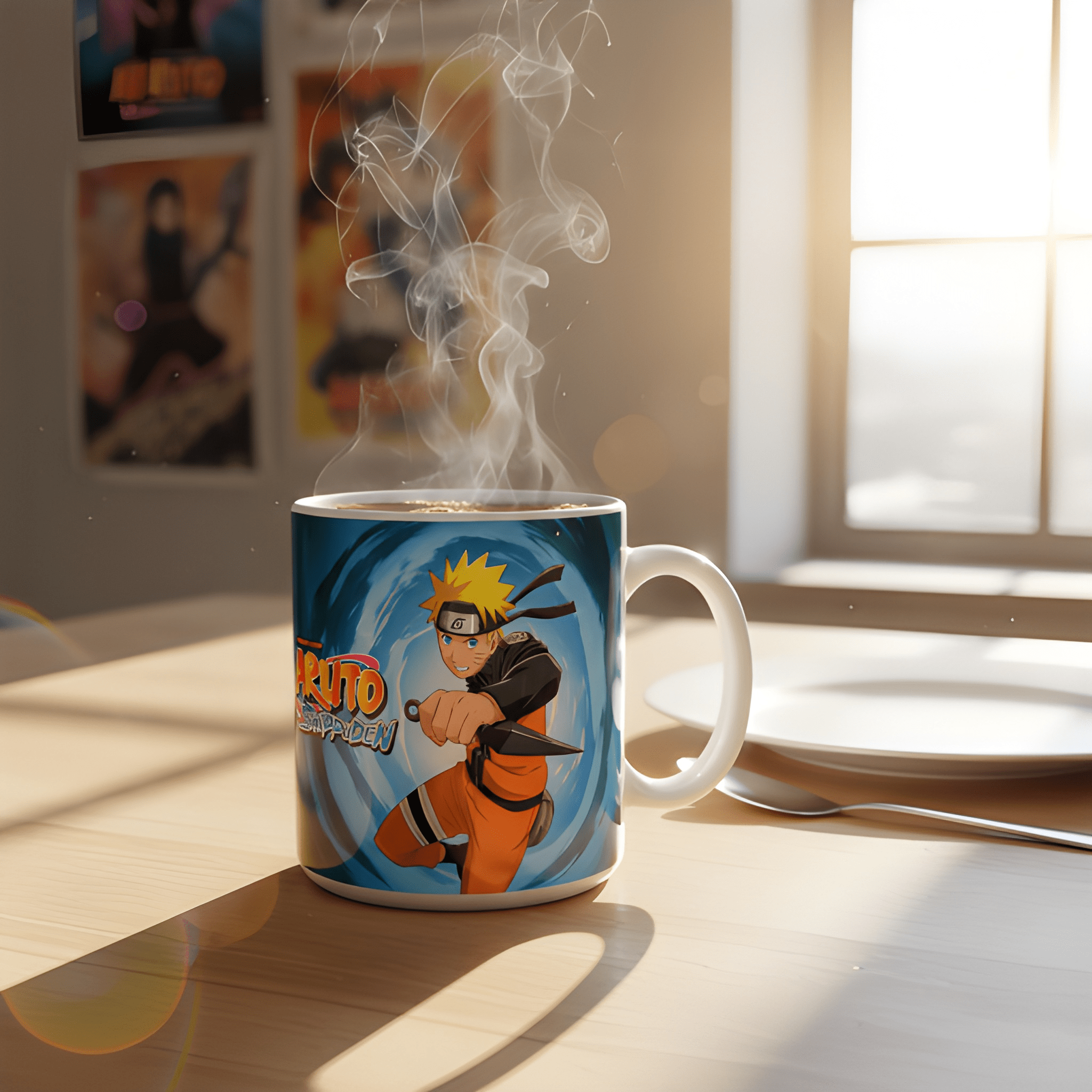 Naruto Uzumaki Poses 11 oz. Ceramic Mug