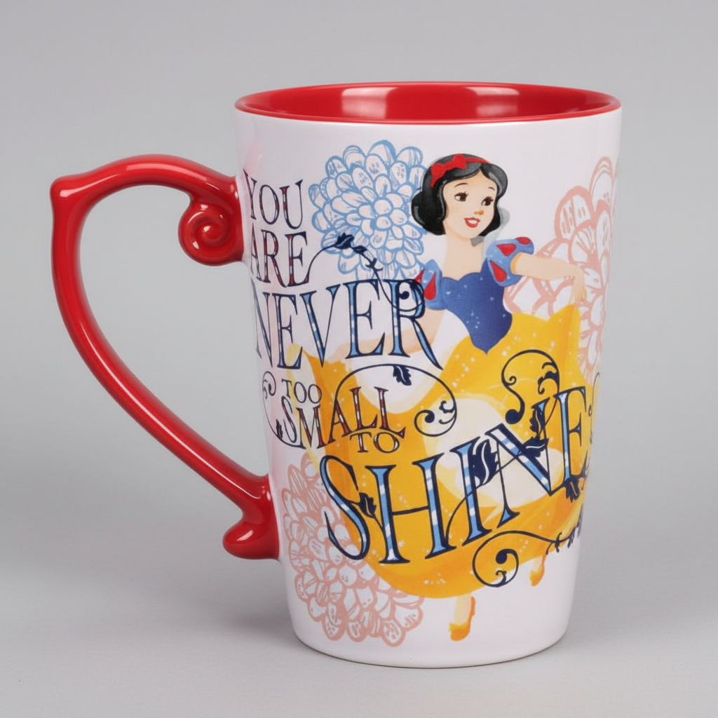 Princess Mug Ariel Snow White Cinderella