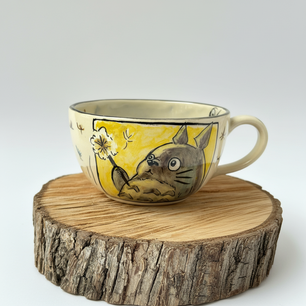 Forest Spirit Illustrative Sculpted Cup