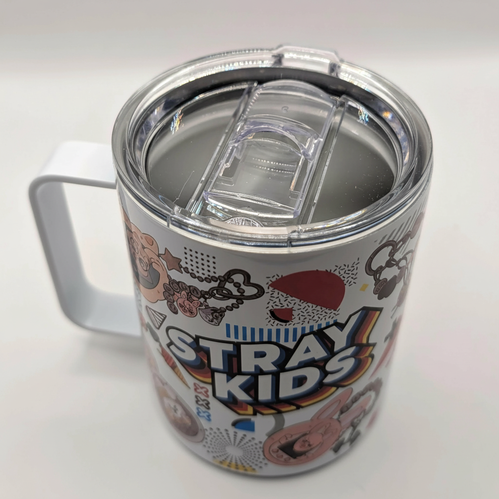K Pop SKZOO 90s Style Insulated Camper Mug