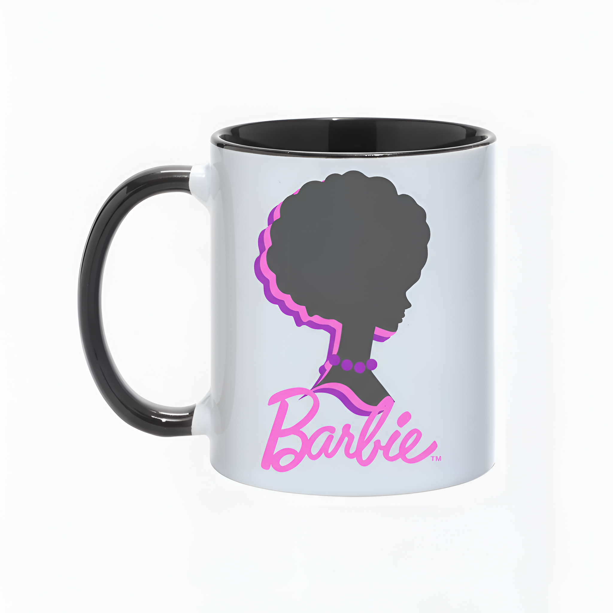Vintage Barbie Shadow Mug Cute Coffee Cup