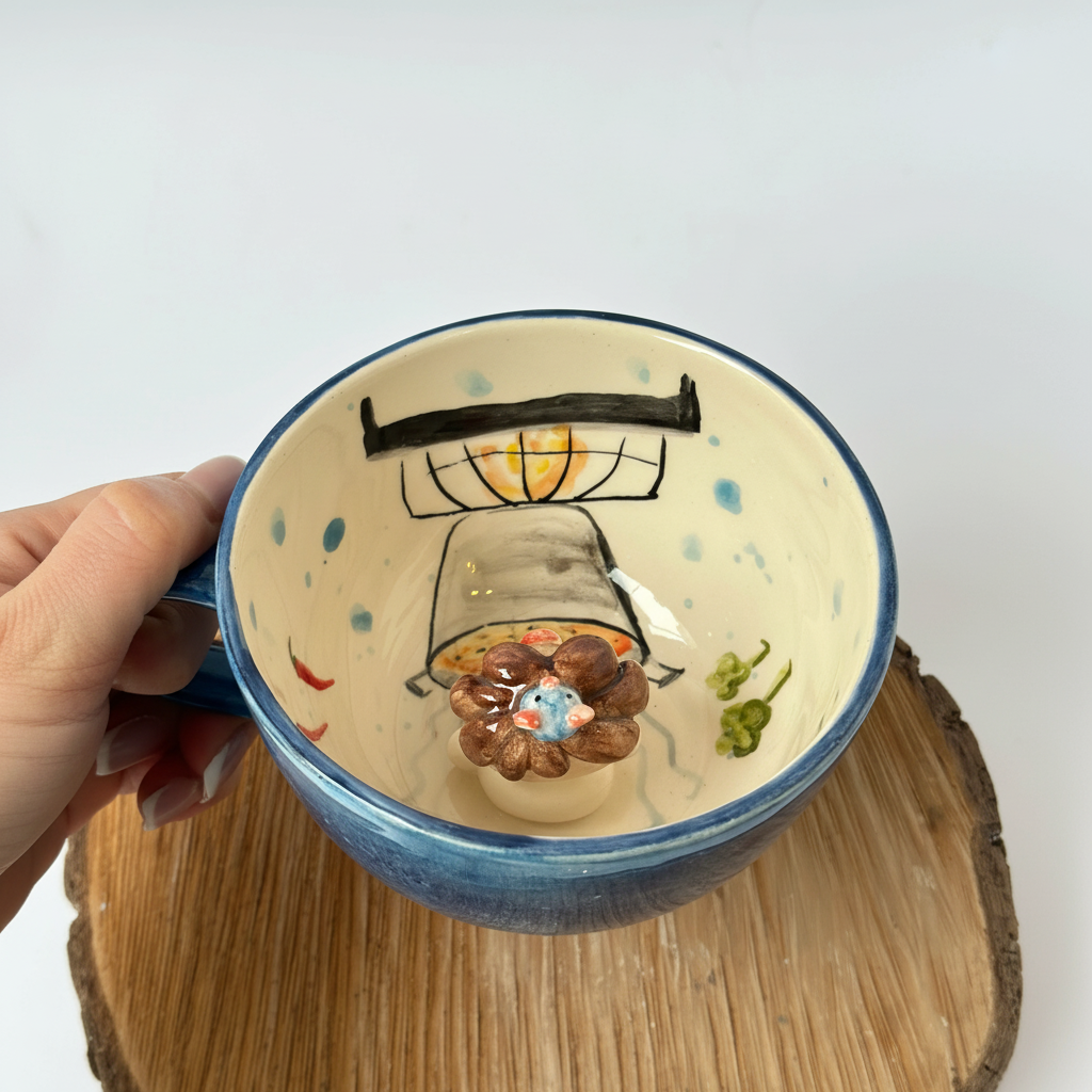 Ratatouille Character Handmade Ceramic Coffee Mug