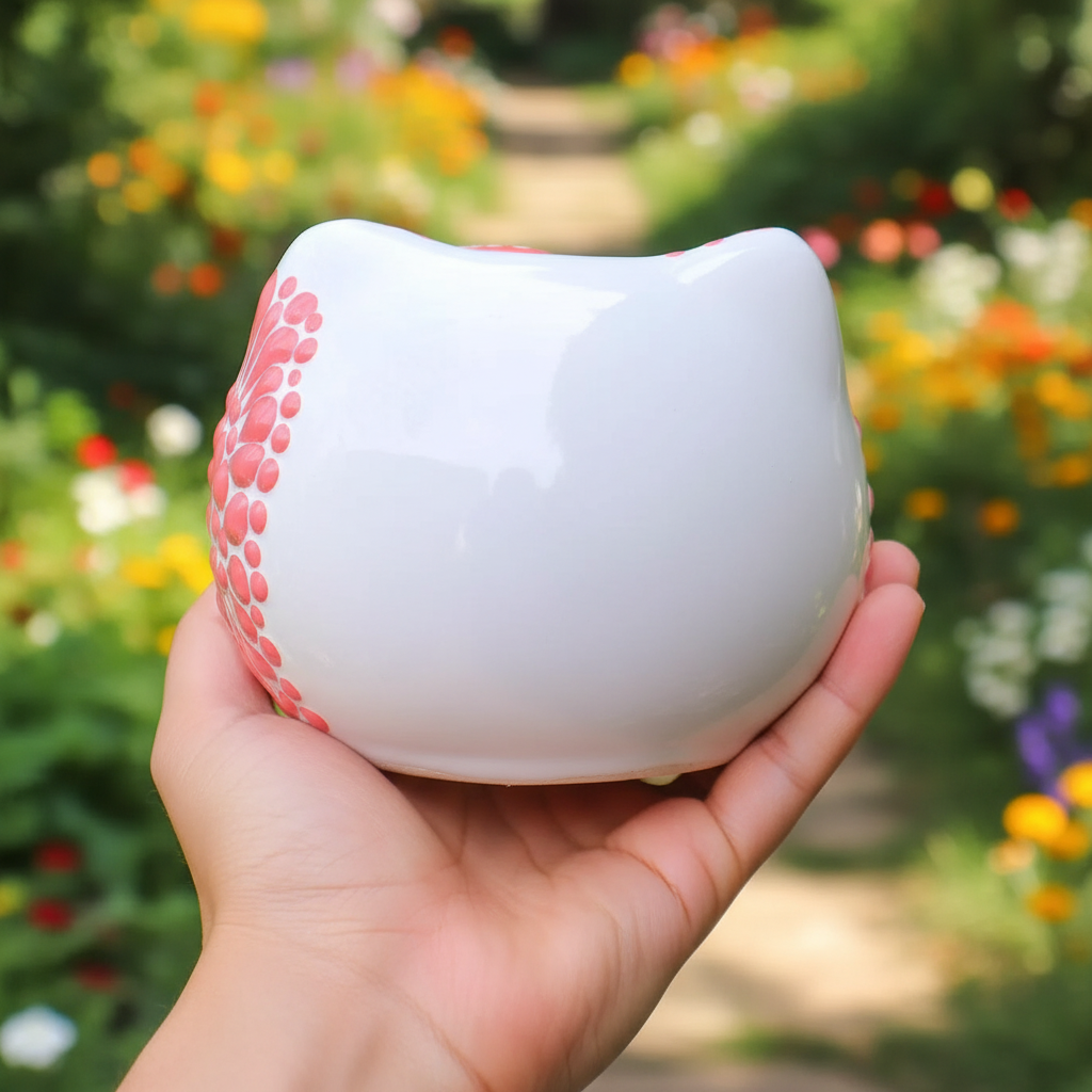 Talavera Hello Kitty mug, Coffee cup, Mexican Talavera. 14oz P