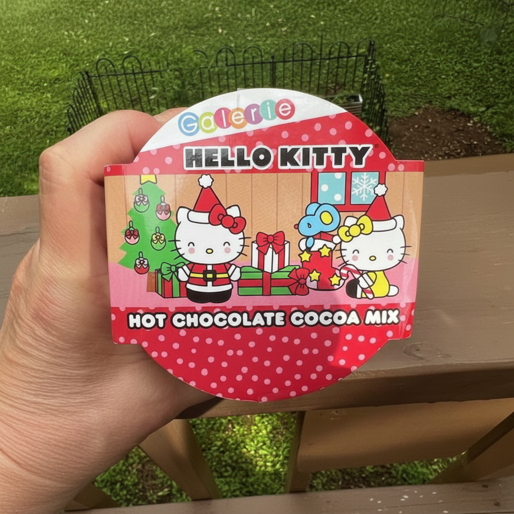 Hello Kitty mug, Brand new, 12 oz, with hot chocolate