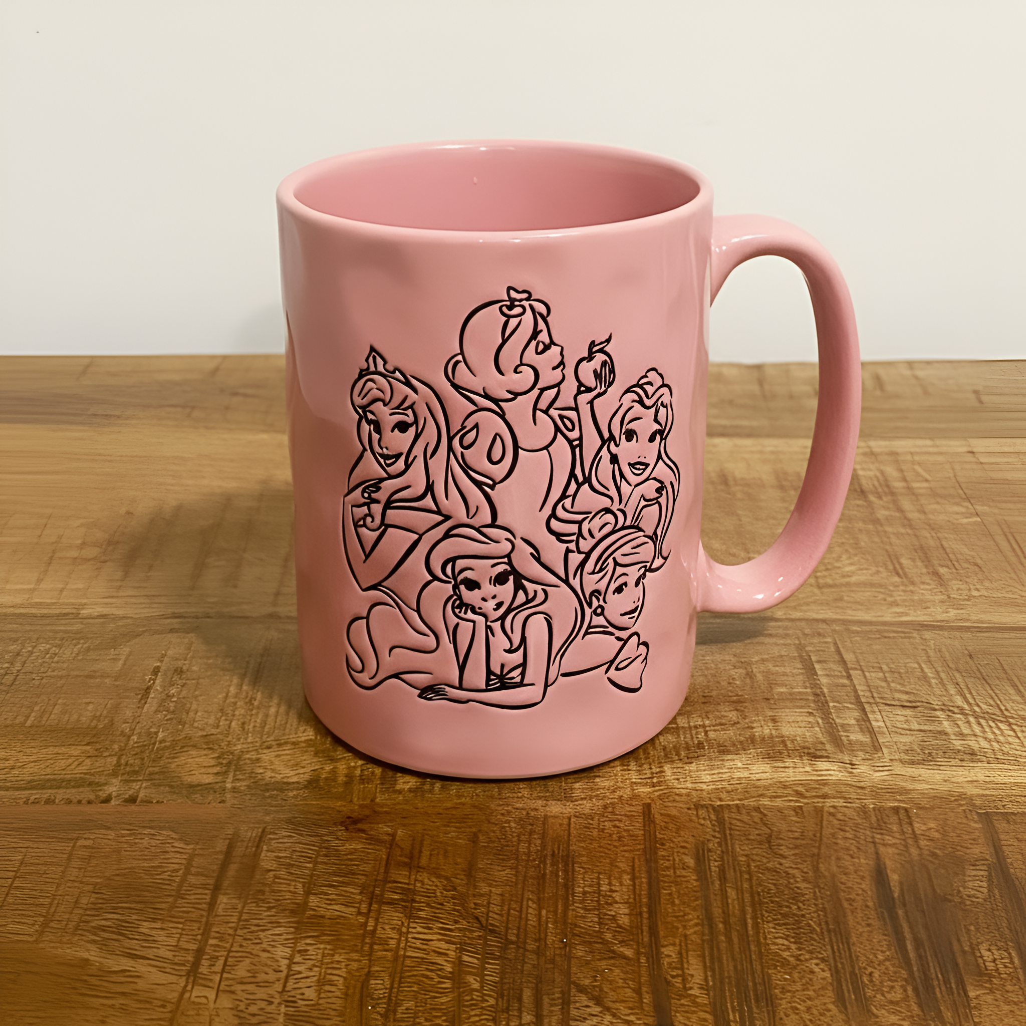 Princess Theme Pink Mug Stylish Ceramic Coffee Cup for Home Decor