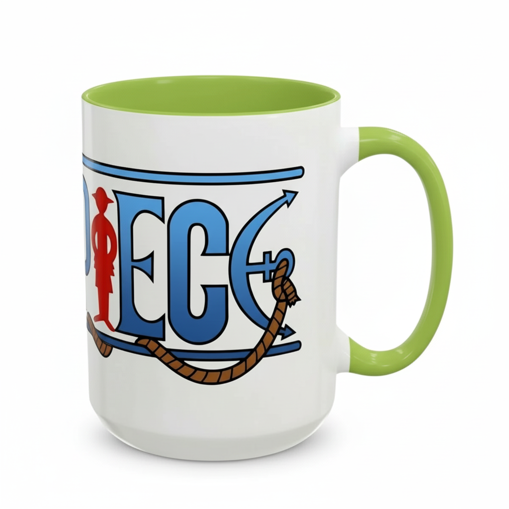 Anime Pirate Adventure Accent Themed Ceramic Coffee Mug