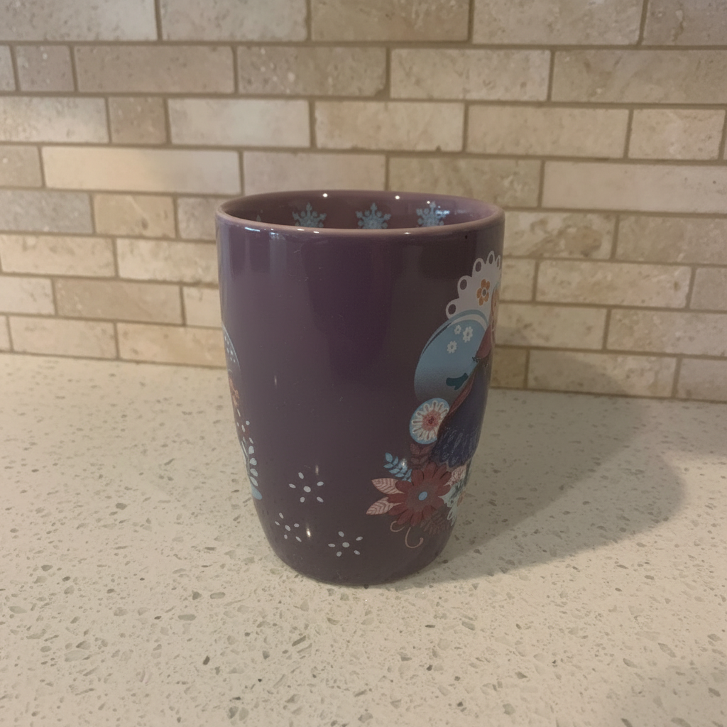 FROZEN Purple Ceramic Coffee Mug