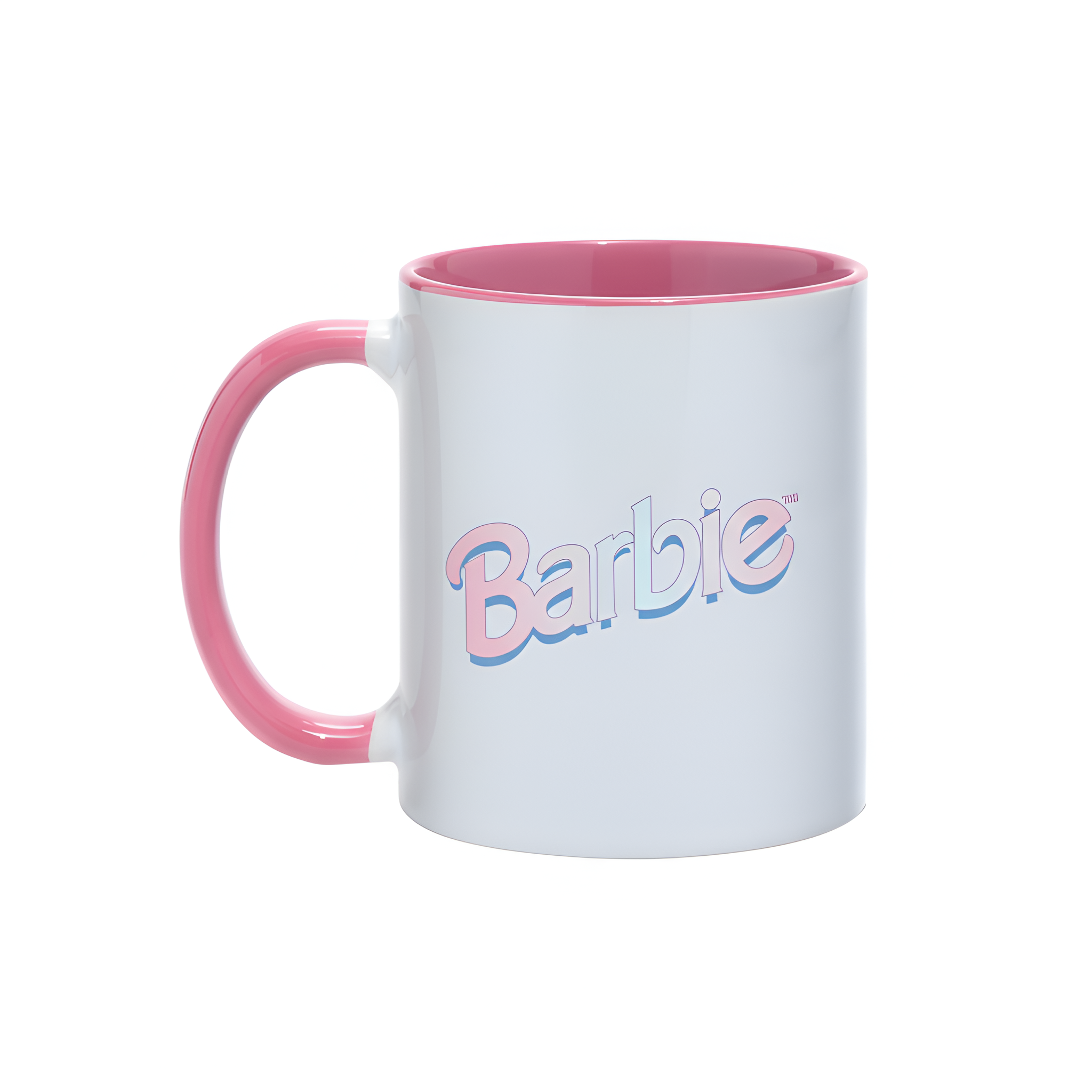 Barbie 90’s Pink Logo Mug Aesthetic Retro Coffee Cup