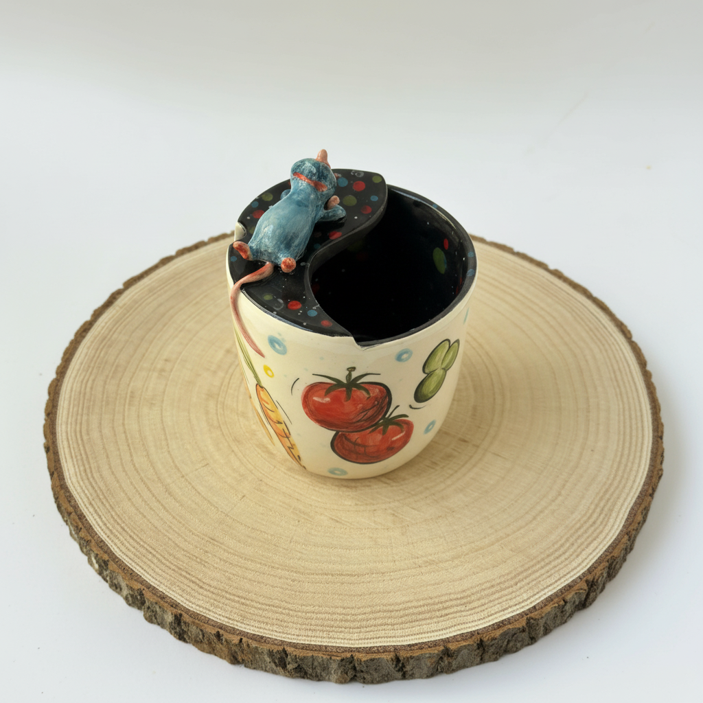 Handmade Ceramic Glazed Beverage Mug Cup