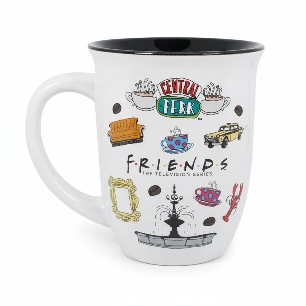 Friends Series Central Perk Icons Ceramic Mug