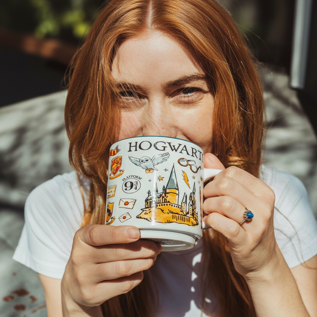 Harry Potter Hogwarts Allover Icons Ceramic Stacking Mug