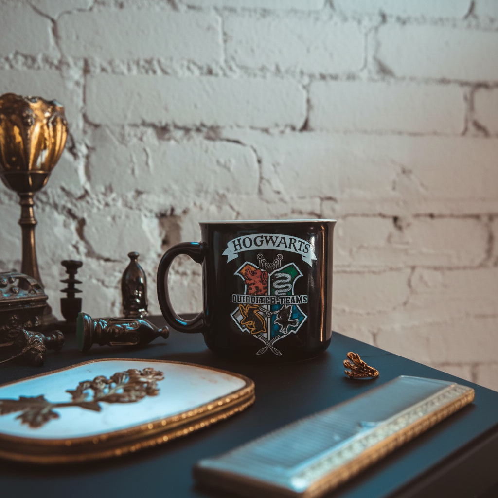 Harry Potter Quidditch Crest Ceramic Camper Mug