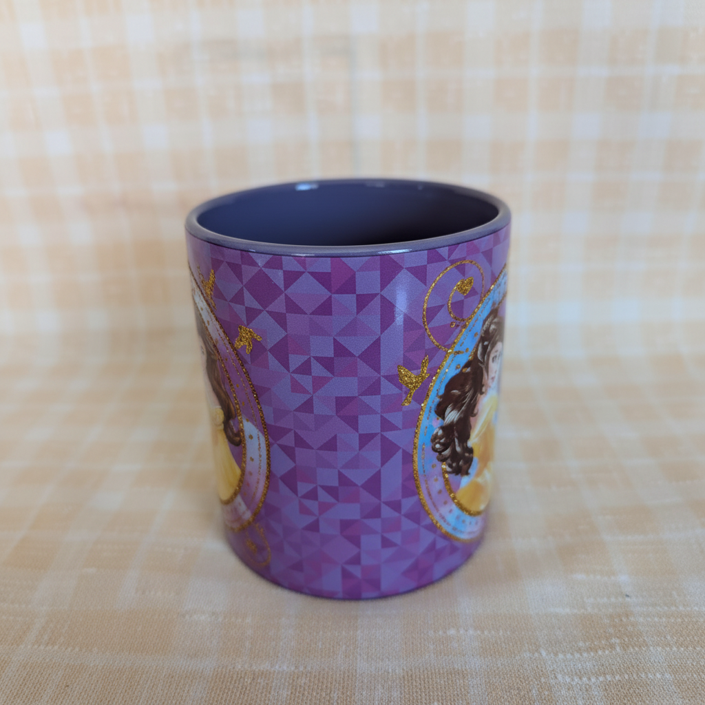 Elegant Princess Trio Design Ceramic Mug