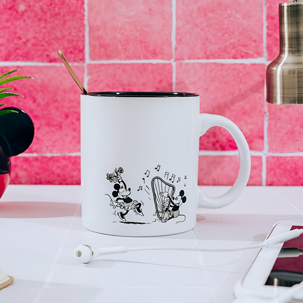 100 Years Of Wonder Printed With Mickey And Minnie Design Mug 