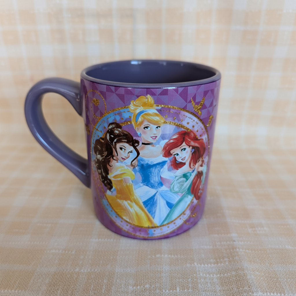 Elegant Princess Trio Design Ceramic Mug