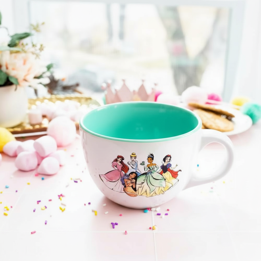 Silver Buffalo Ceramic Soup Mug