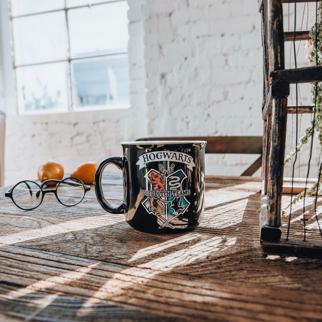 Harry Potter Quidditch Crest Ceramic Camper Mug