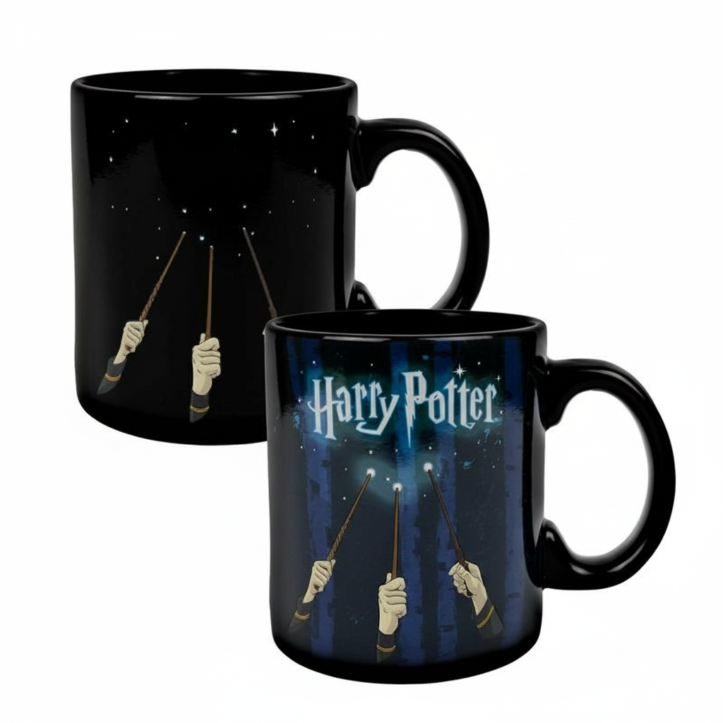 Harry Potter Wand Collection Print 20oz Color Changing Ceramic Mug