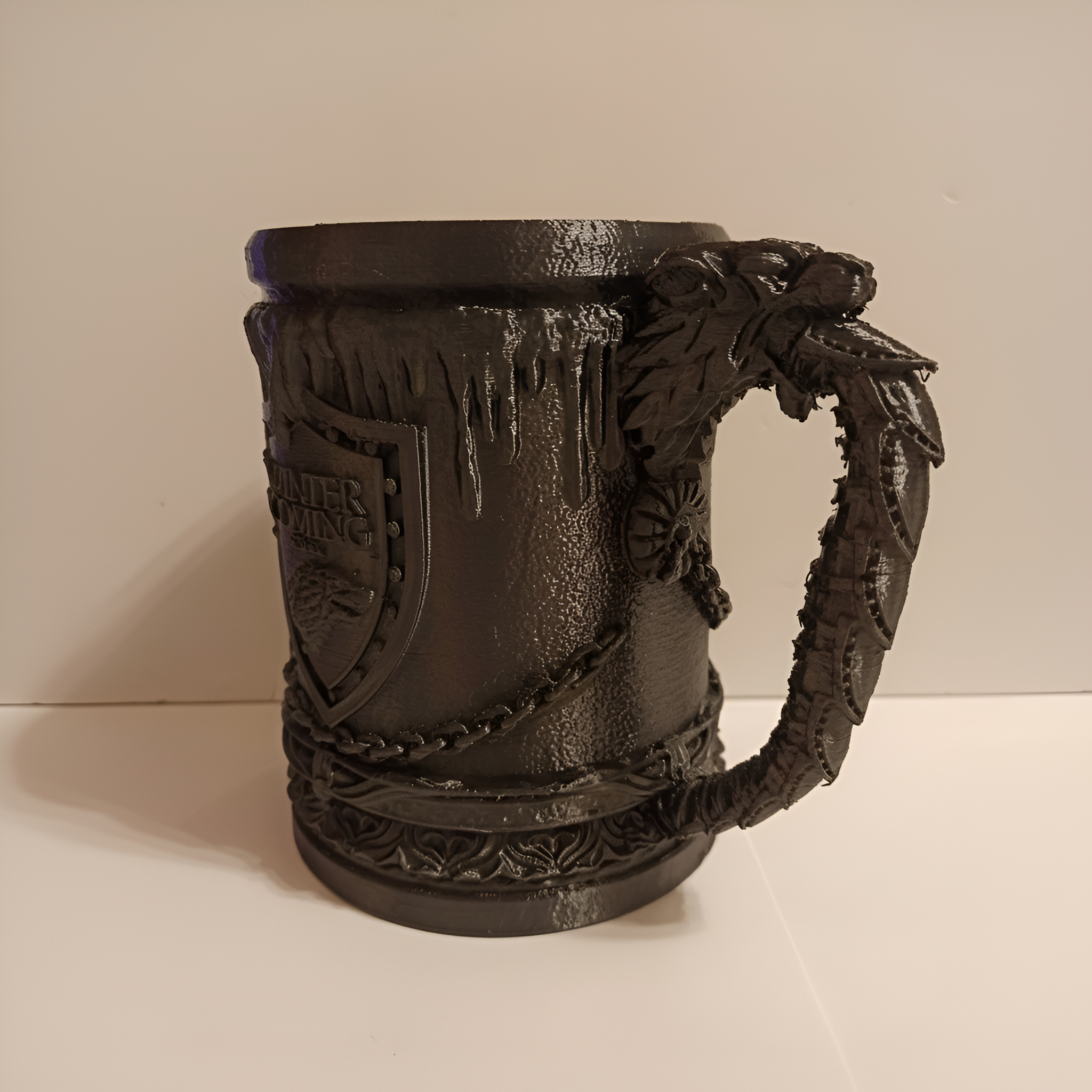 Winter Is Coming Text Print Stark House Game Of Thrones 3D Tankard Mug