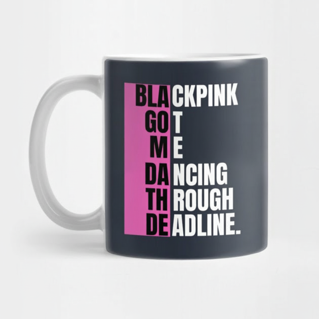 Blackpink Music Concert Inspired Ceramic Travel Coffee Mug