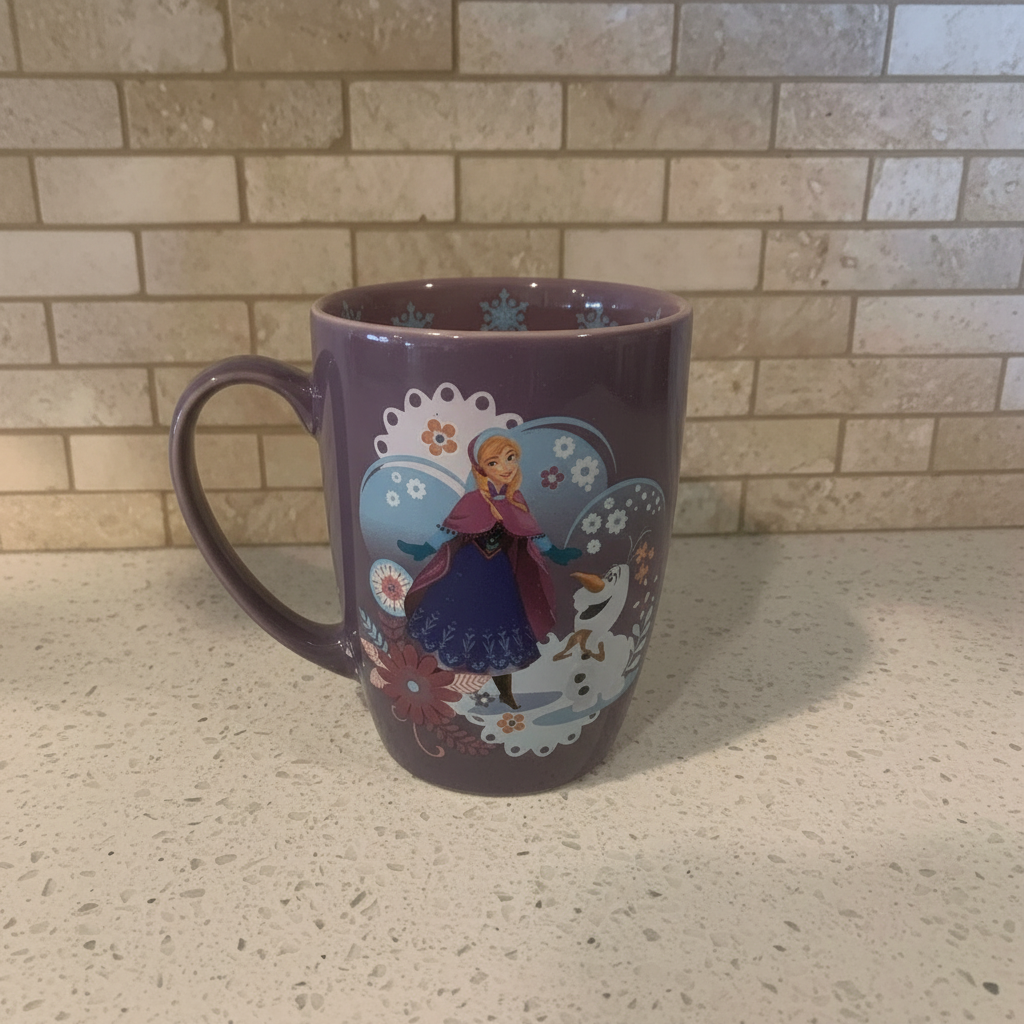 FROZEN Purple Ceramic Coffee Mug