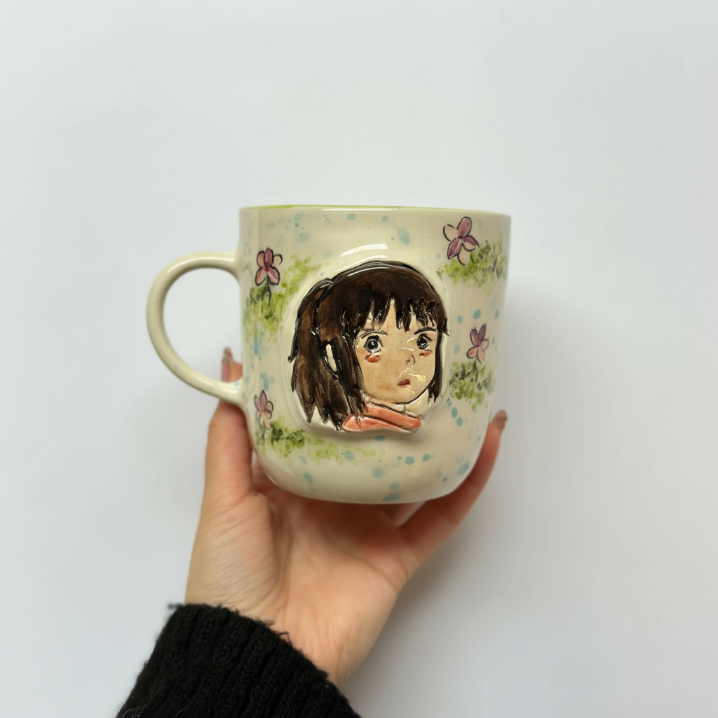 Handmade Ceramic Themed Coffee Tea Mug