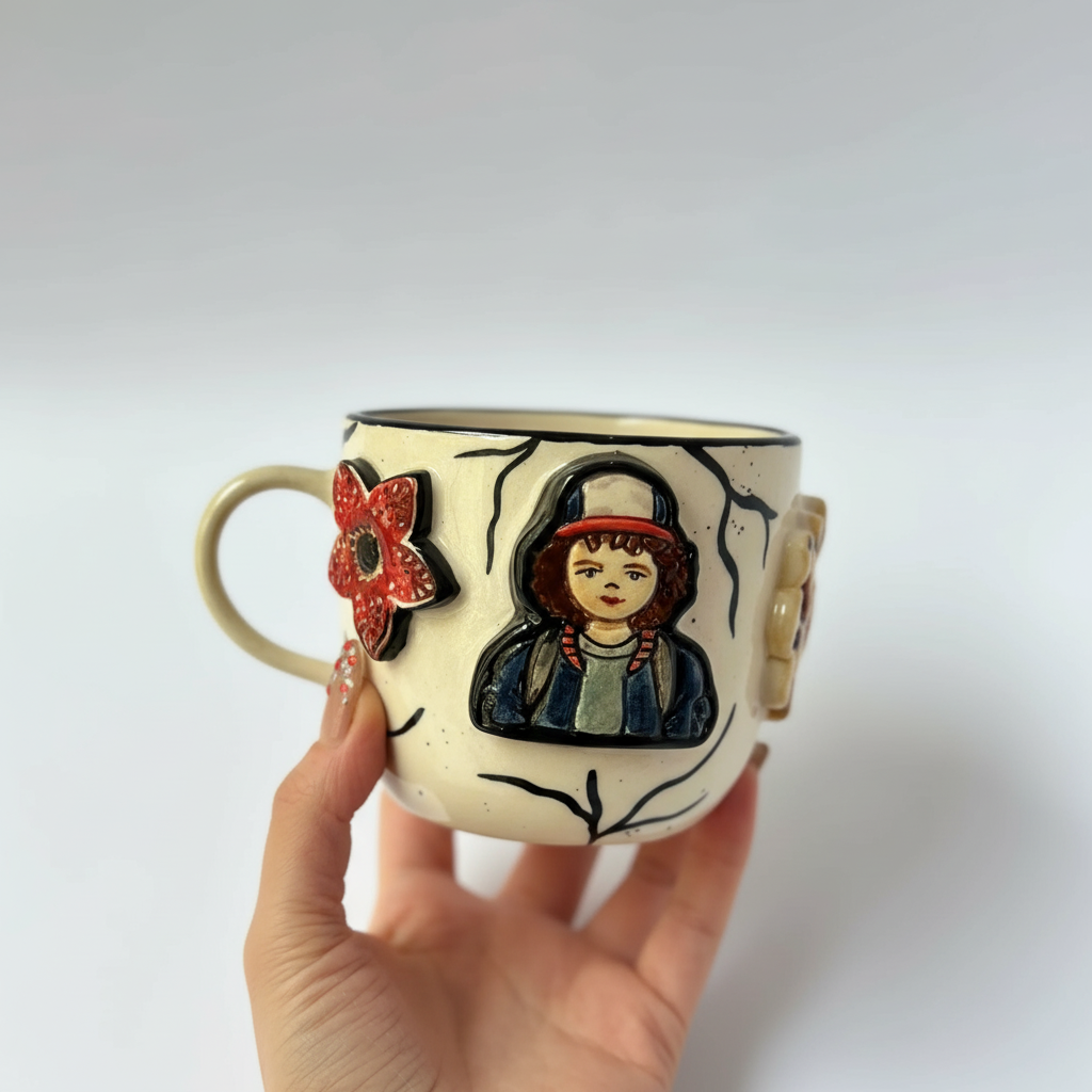 Handmade Character Inspired Conceptual Ceramic Mug