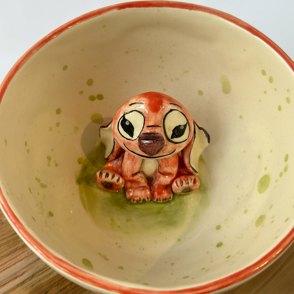 Handmade Cartoon Character Ceramic Coffee Mug