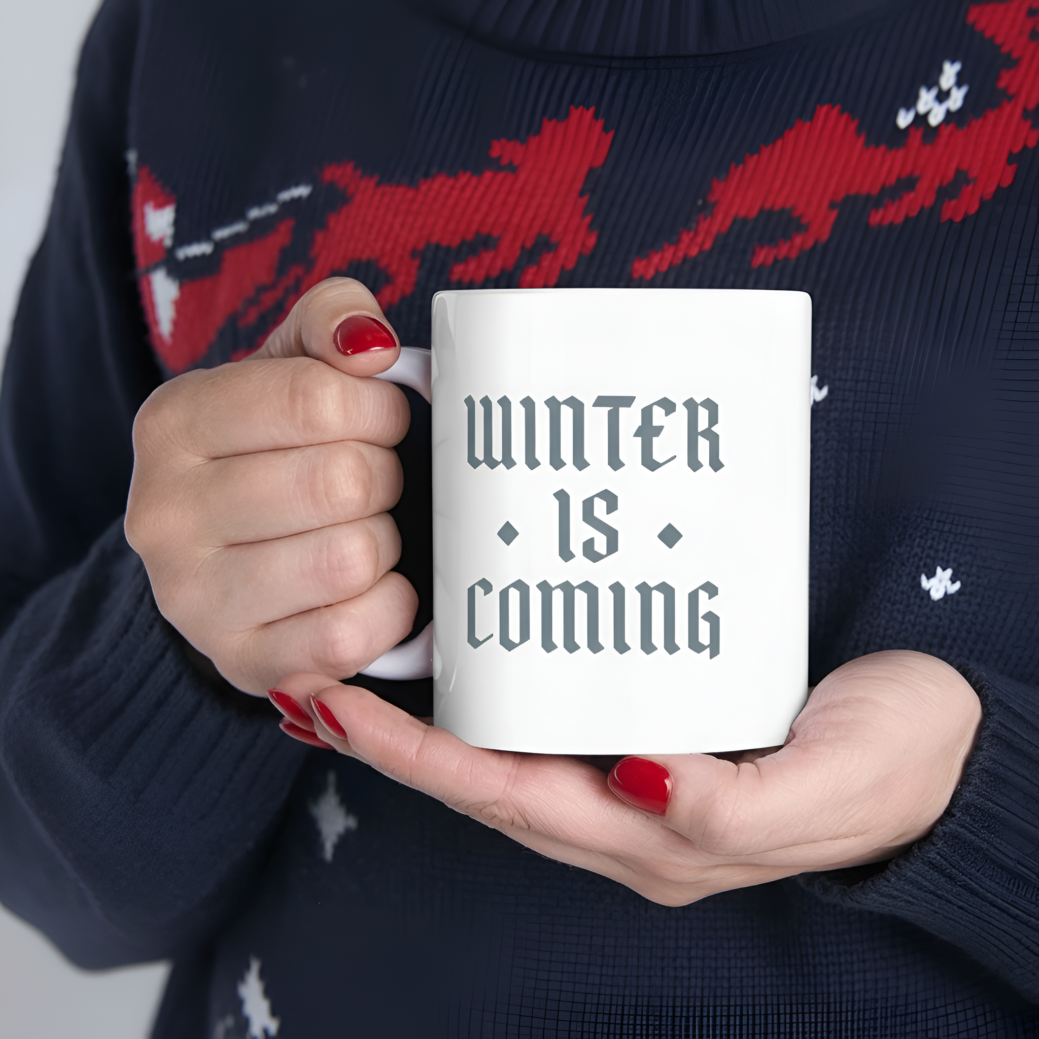 Game of Thrones Coffee Mug: Winter is Coming Fan Gift