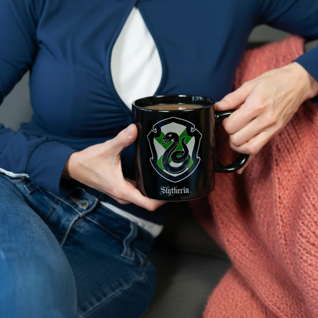 Harry Potter Slytherin 20oz Heat Reveal Ceramic Coffee Mug