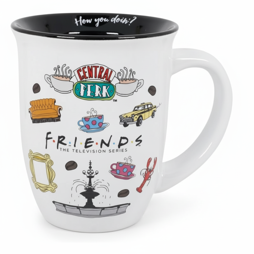 Friends Series Central Perk Icons Ceramic Mug
