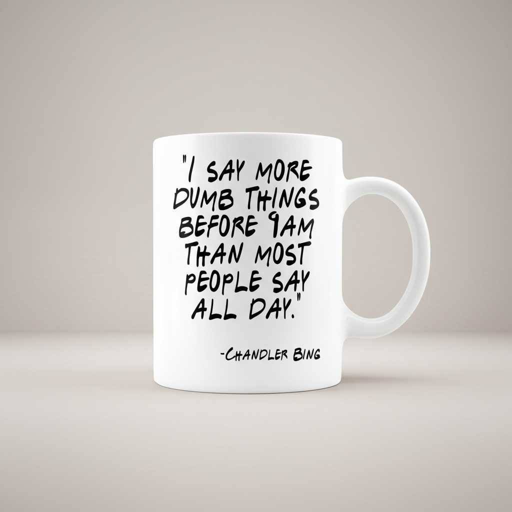 Chandler Bing Joey Tribbiani FRIENDS quote Coffee Mug