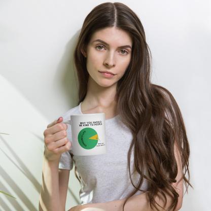 Why You Should Be Kind To People Printed Glossy Mug - Inspire Cups