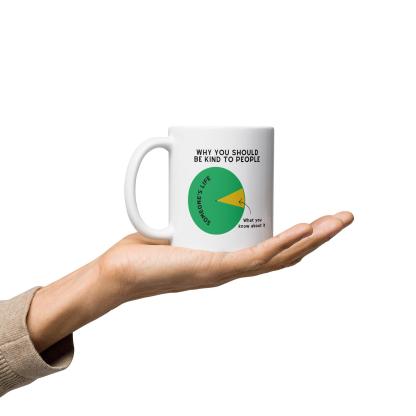 Why You Should Be Kind To People Printed Glossy Mug - Inspire Cups