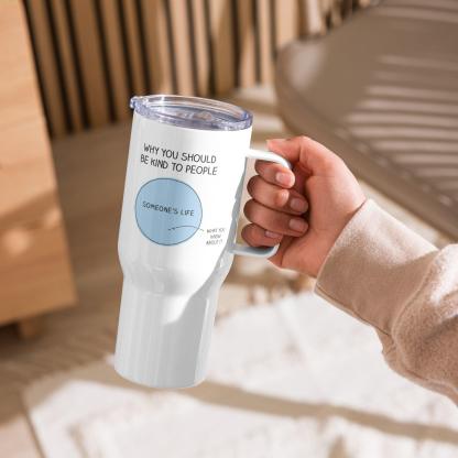 Kindness Printed Travel Mug - Inspire Cups