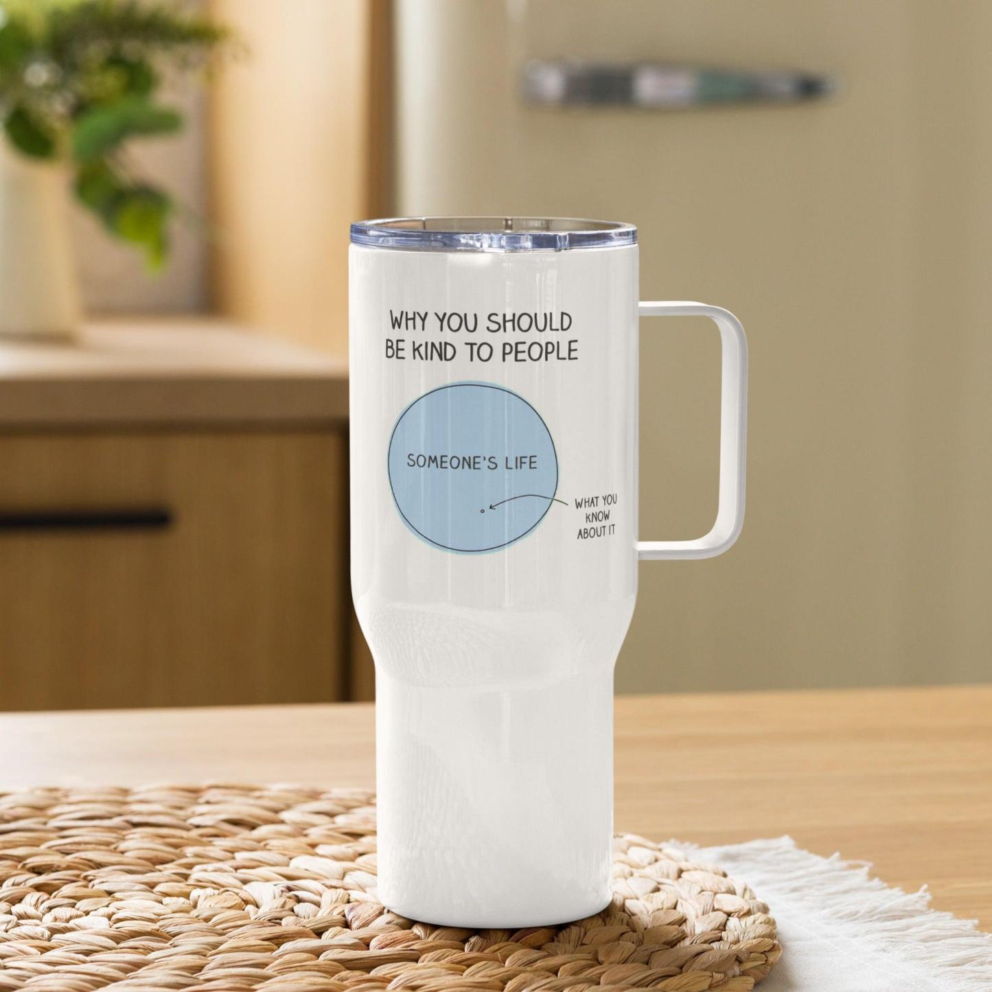 Kindness Printed Travel Mug - Inspire Cups