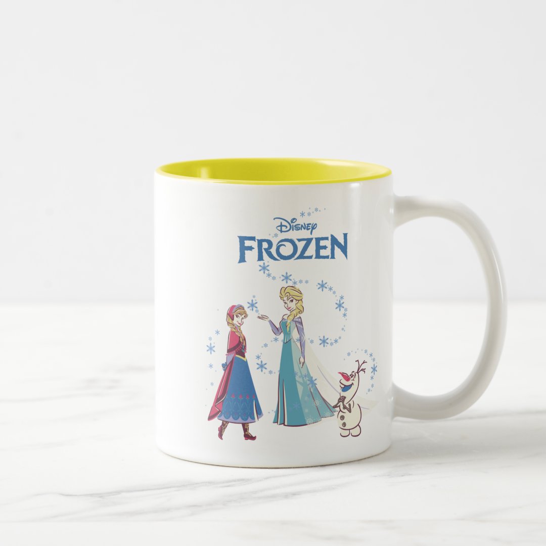 Elsa Anna Olaf Two-Tone Mug 