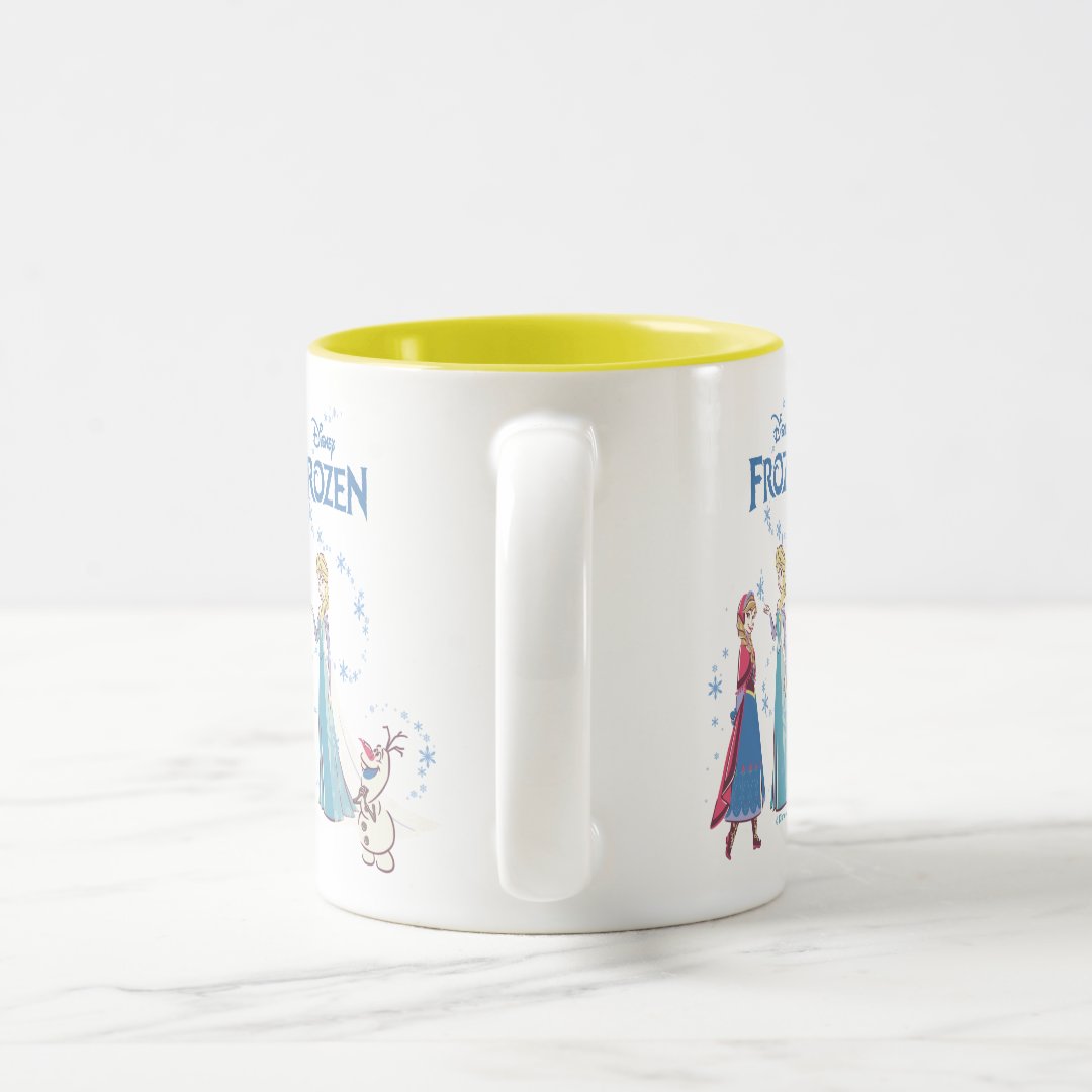 Elsa Anna Olaf Two-Tone Mug 