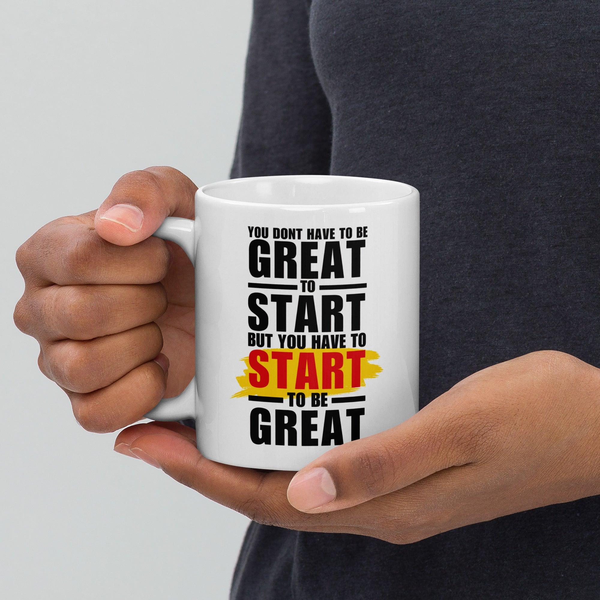 Great Start Quote Mug - Inspire Cups