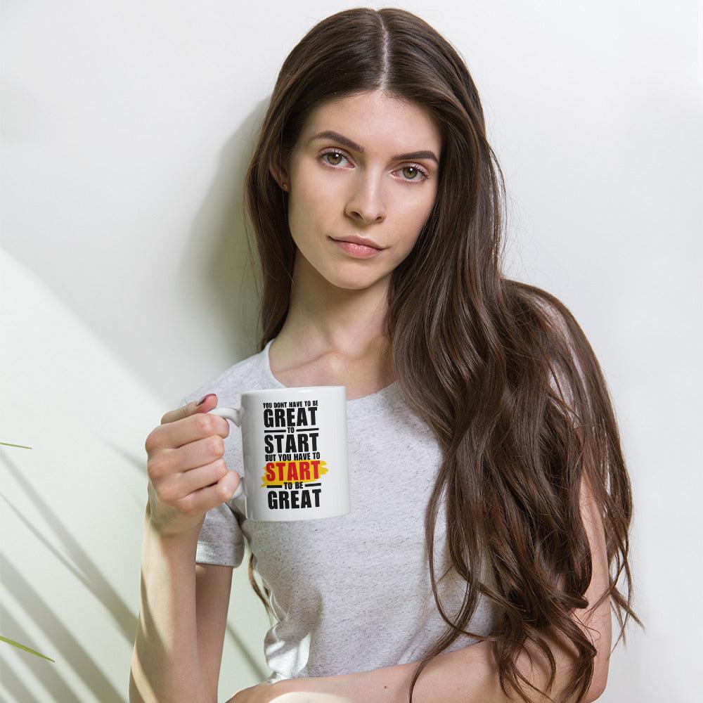 Great Start Quote Mug - Inspire Cups