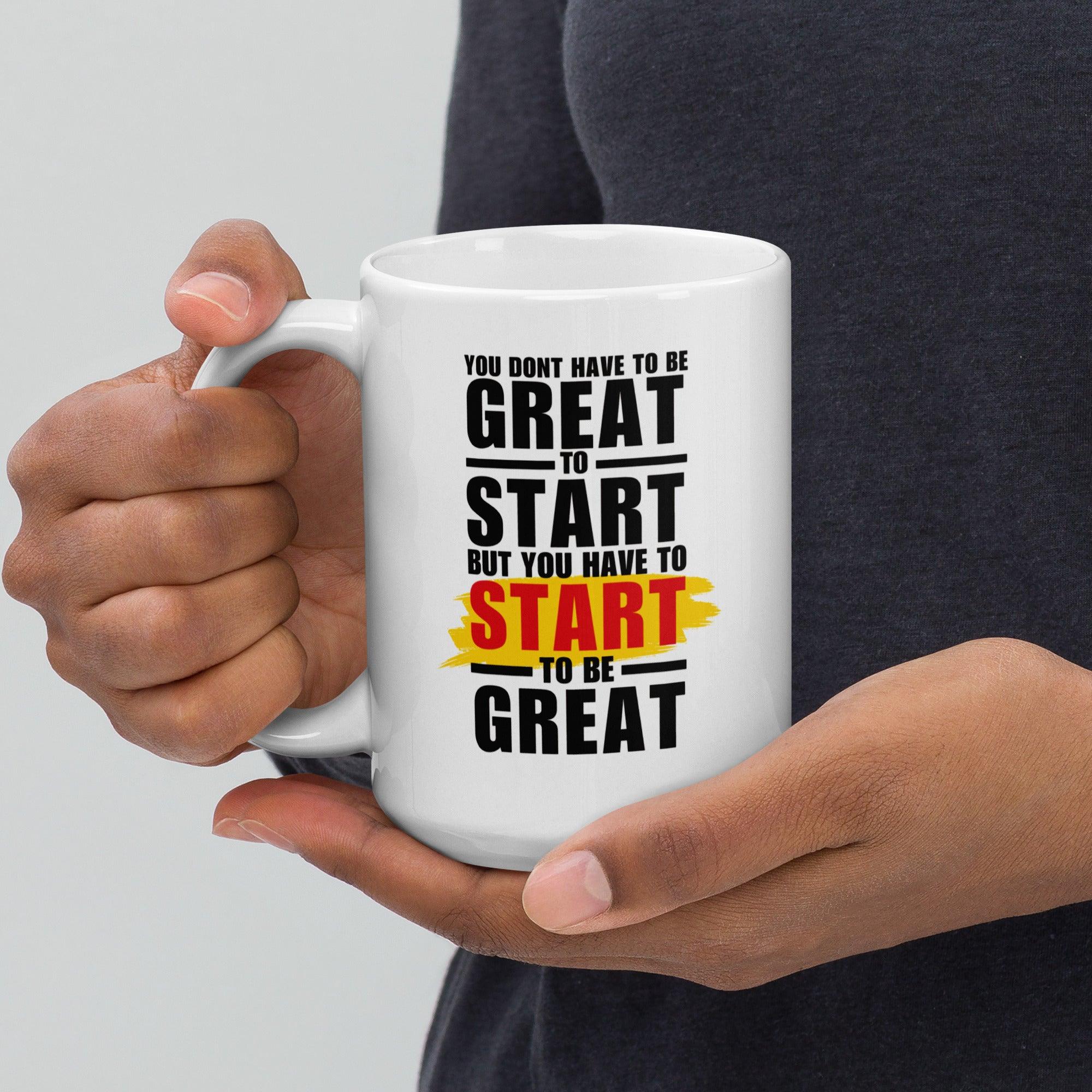 Great Start Quote Mug - Inspire Cups