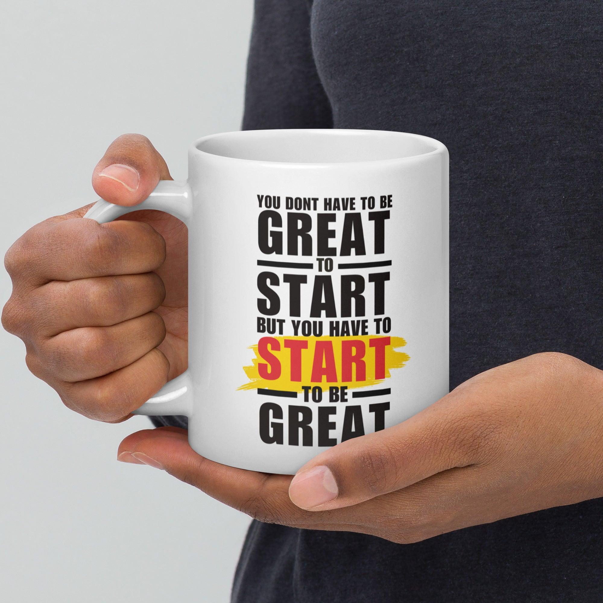 Great Start Quote Mug - Inspire Cups