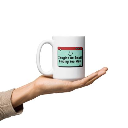 Imagine an Email Whimsical Email Printed Mug For Gifting - Inspire Cups