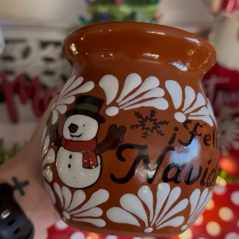 Snowman Ceramic Christmas Hot And Cold Drinks Mug