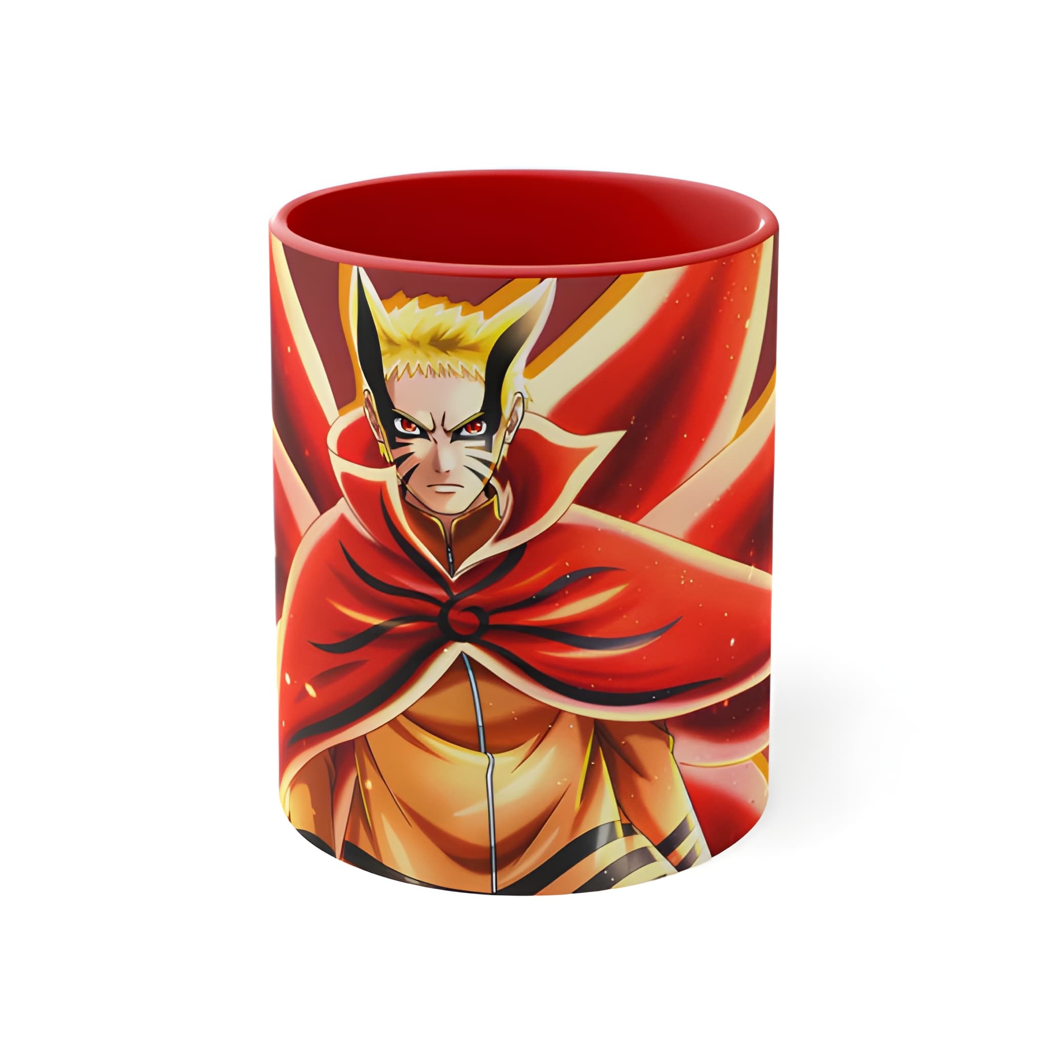 Naruto Byron Form Mug | Anime Kitsune Illustration