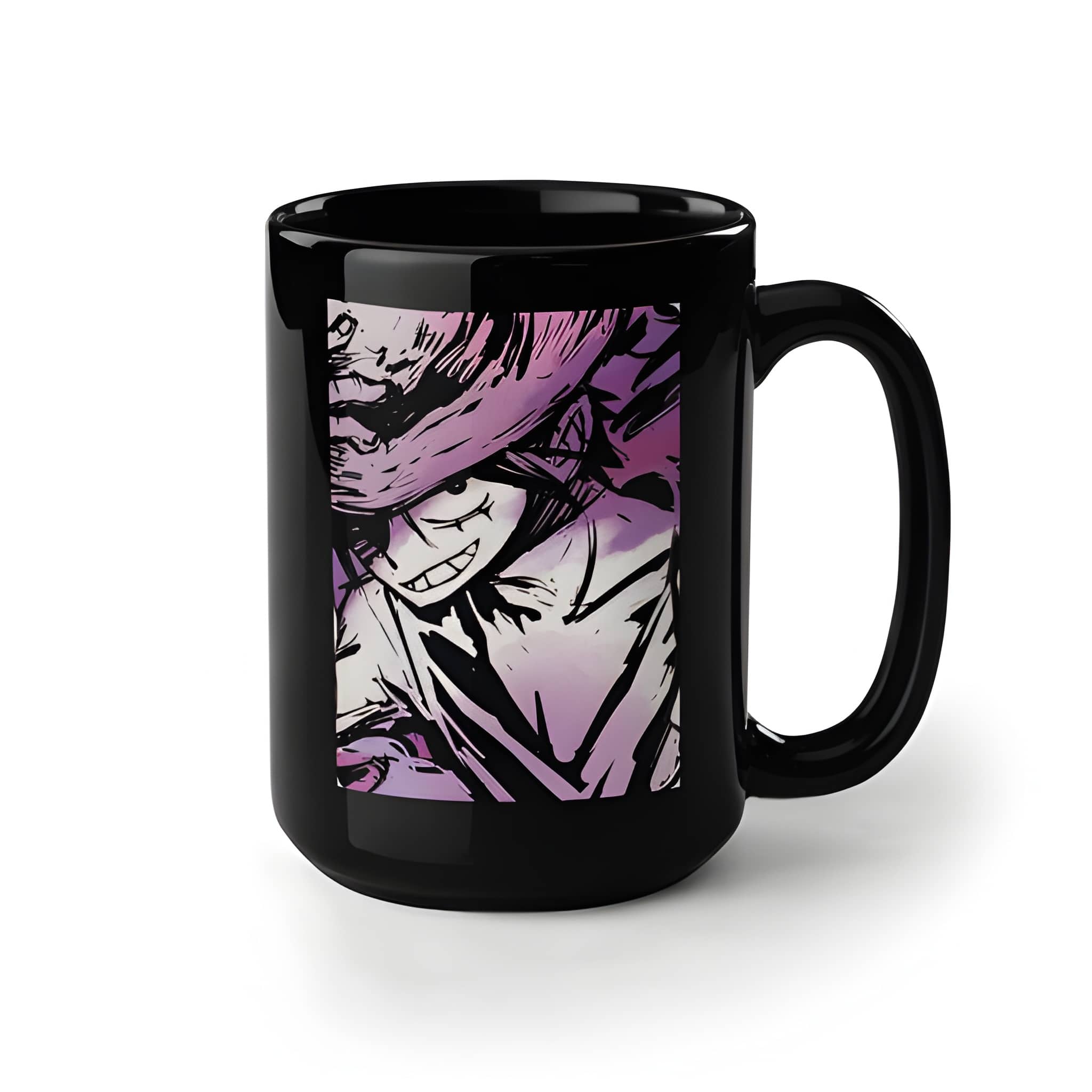 Monkey D. Luffy Mug: One Piece Anime Fan Art Coffee Cup