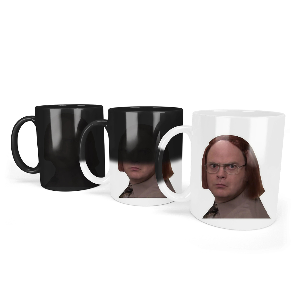 Dwight Schrute Meredith Disguise Color Changing Mug